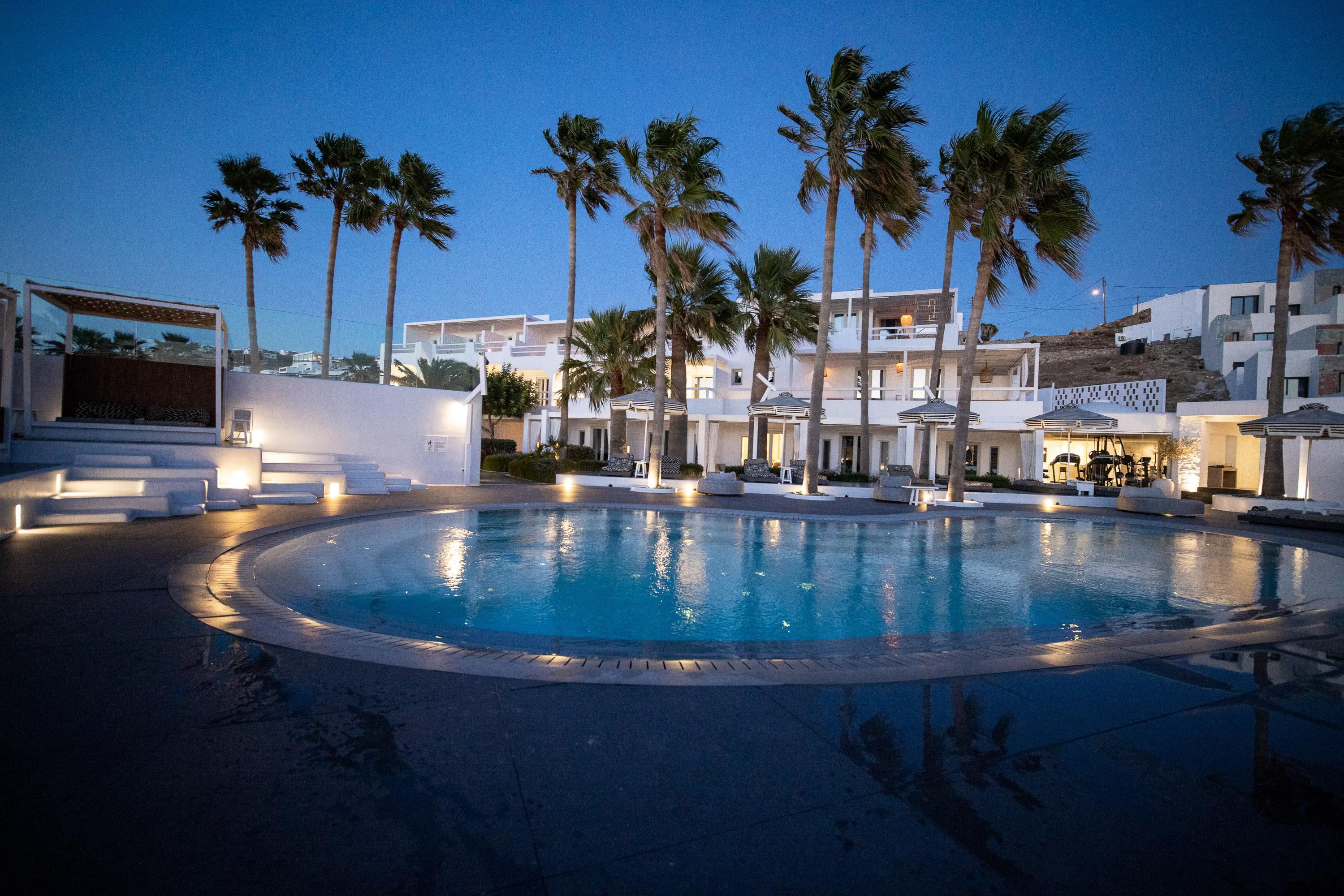 Mykonos Blanc - Preferred Hotels & Resorts Ornós Eksteriør bilde